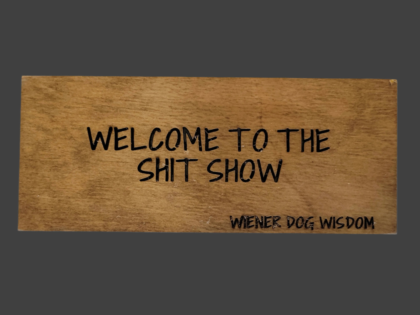 WELCOME TO THE SHIT SHOW